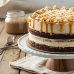 Chocolate Cake with Salted Caramel Cream Cheese Frosting