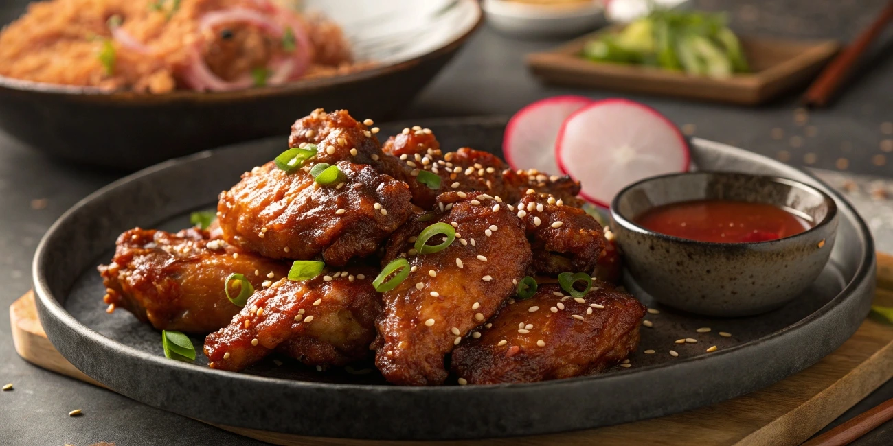 Korean BBQ Wings Recipe In Air Fryer – So Easy & Extra Crispy!