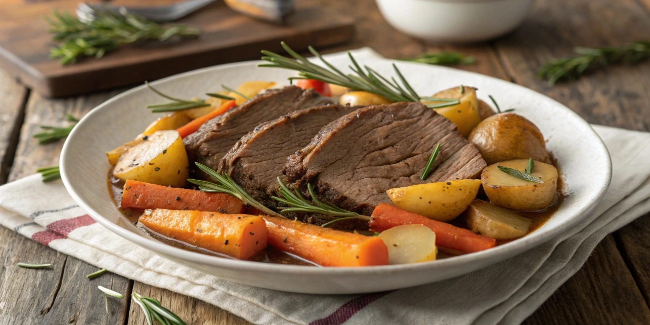 Slow Cooker Pot Roast Made Easy: Tender Meat, Rich Flavors