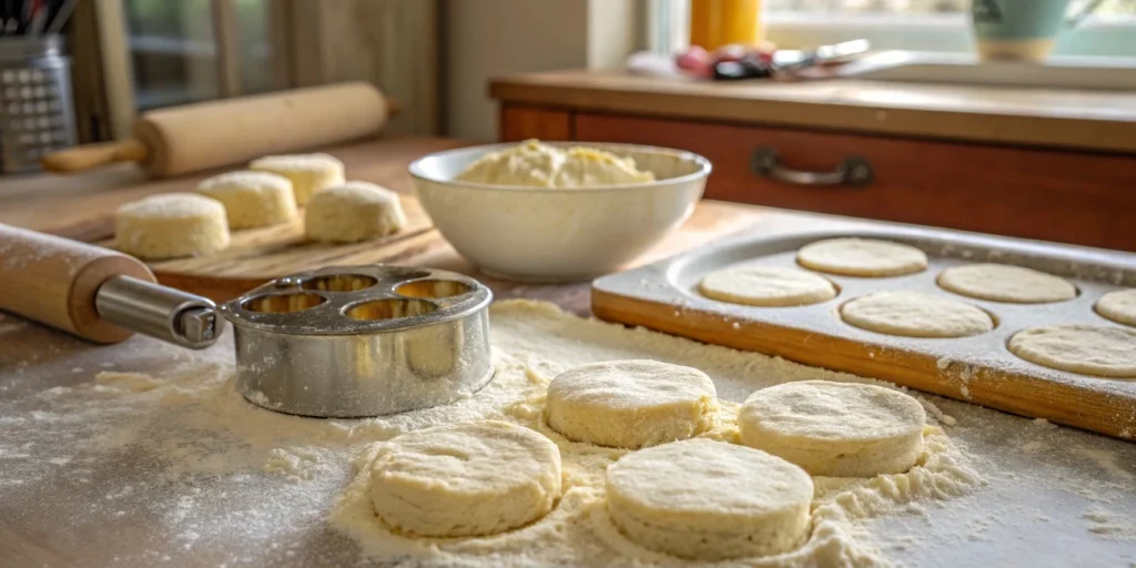 "Shaping Dough for Gluten-Free English Muffins