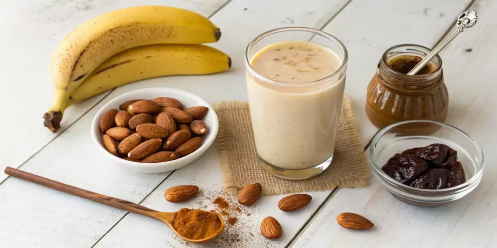 Unsweetened Almond Milk Banana Smoothie