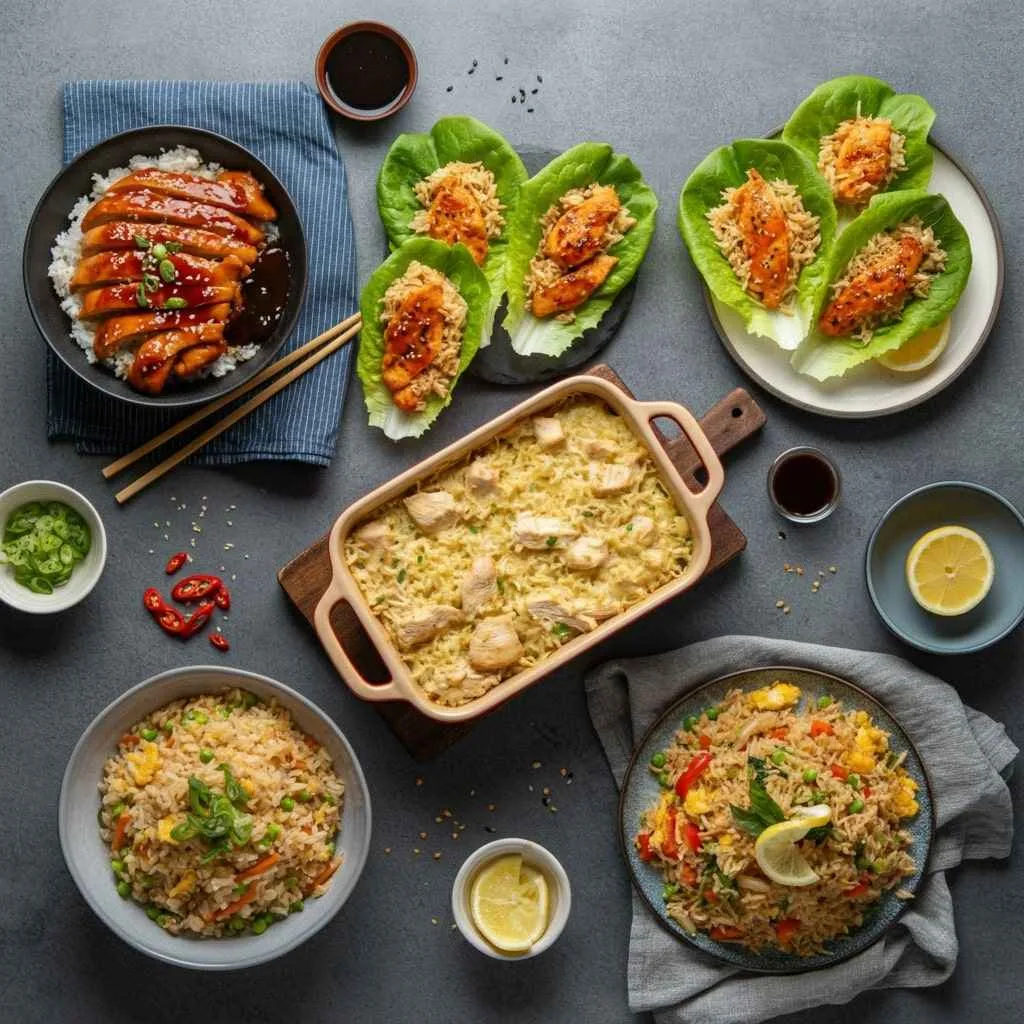 7 Simple Lunch Ideas with Rice and Chicken