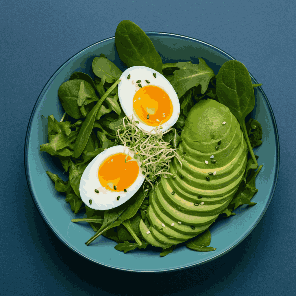  Avocado and Egg Power Bowl  