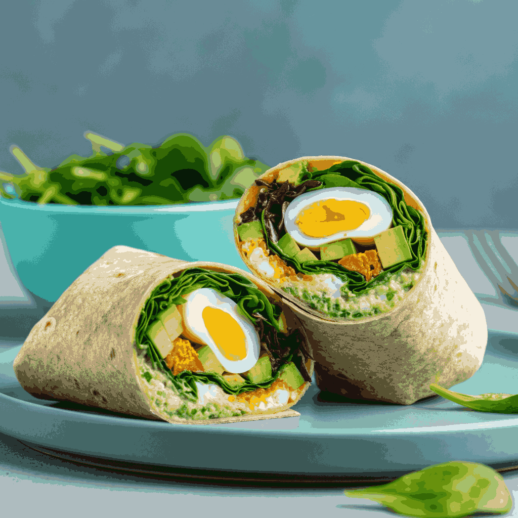 Avocado and Egg Wrap