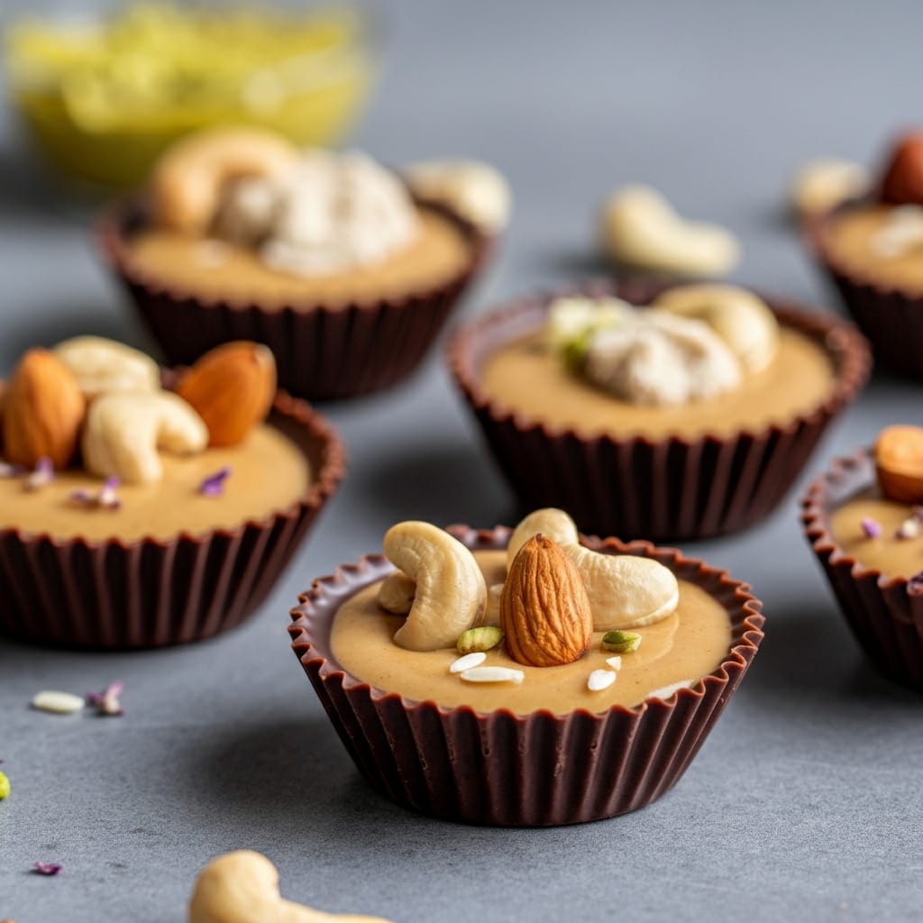 Cashew Butter Chocolate Cups
