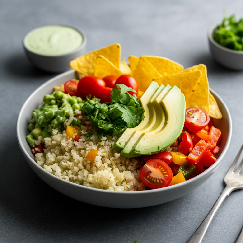 Cauliflower Rice Burrito Bowl