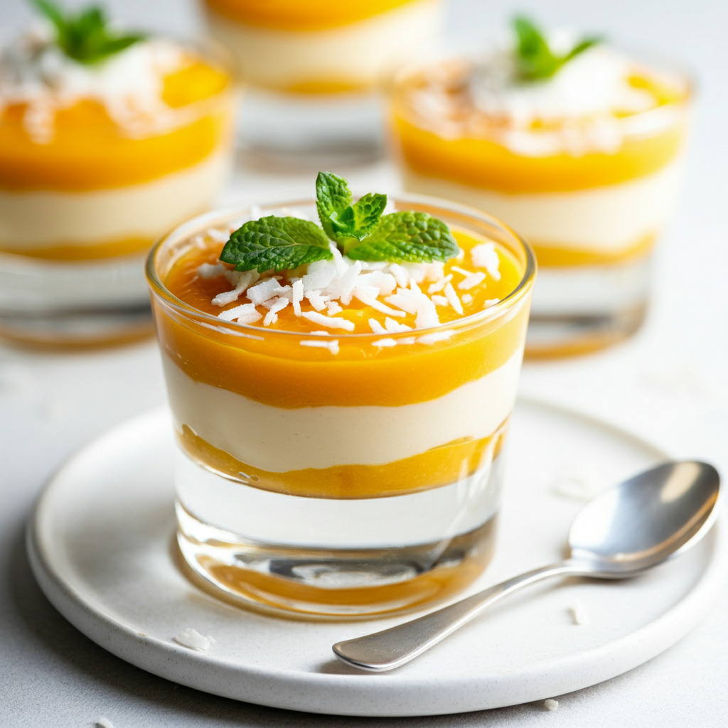 Coconut Mango Mousse