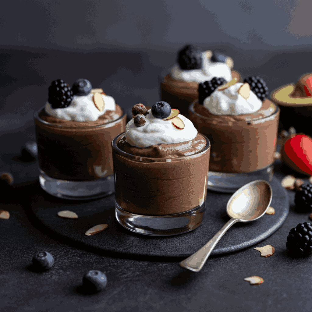 Dark Chocolate Avocado Mousse