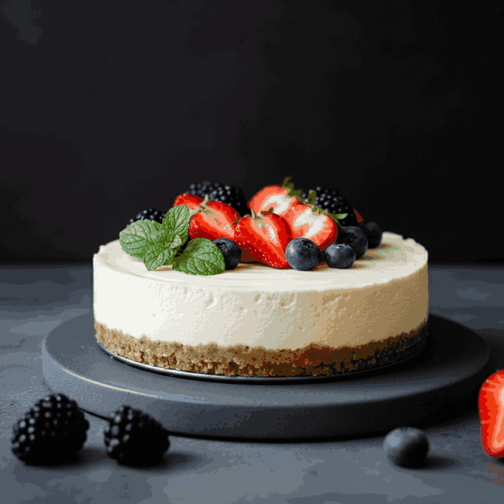 Easy No-Bake Cheesecake with 5 Ingredients