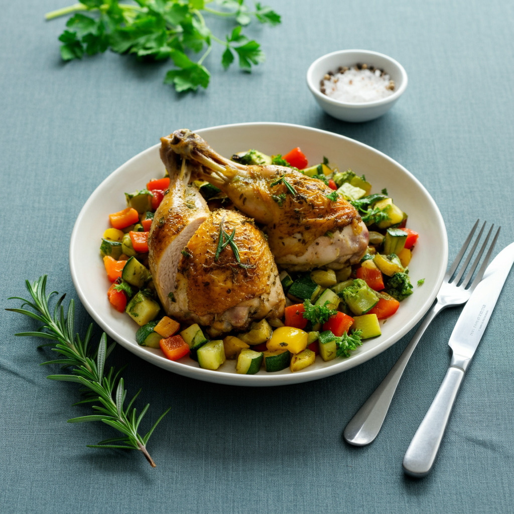 Herb-Roasted Chicken with Vegetables