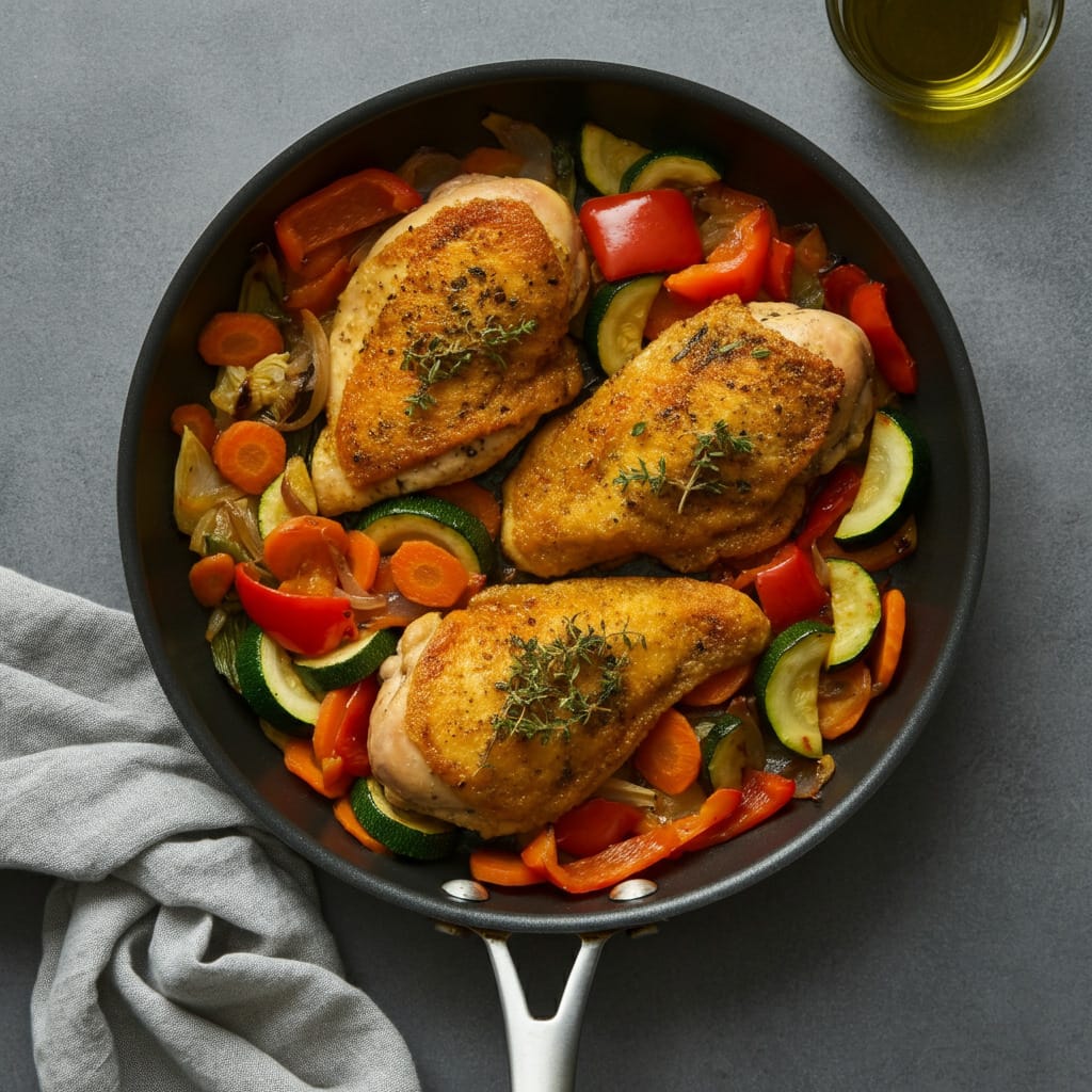 Lemon Herb Chicken with Veggies