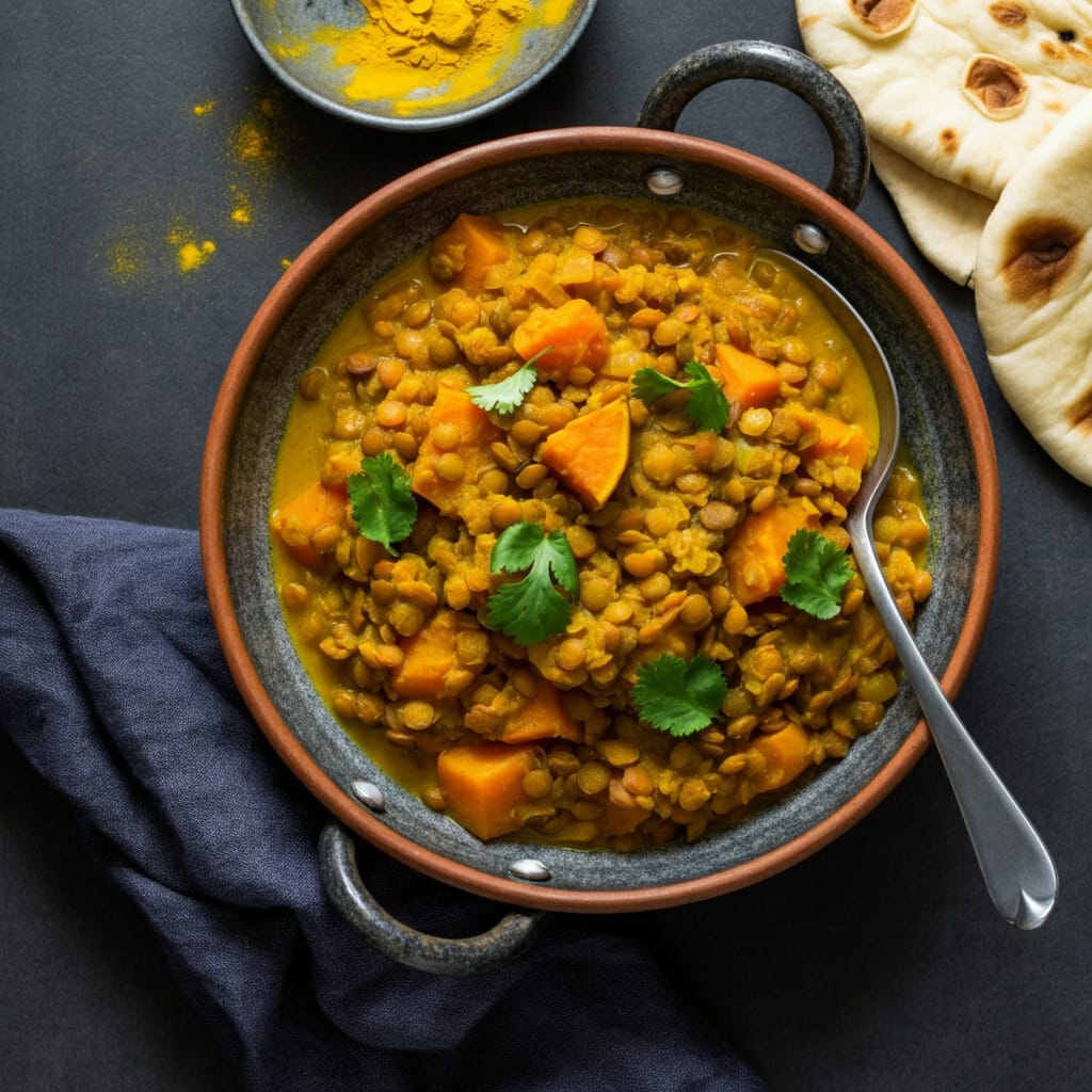 Lentil and Sweet Potato Curry