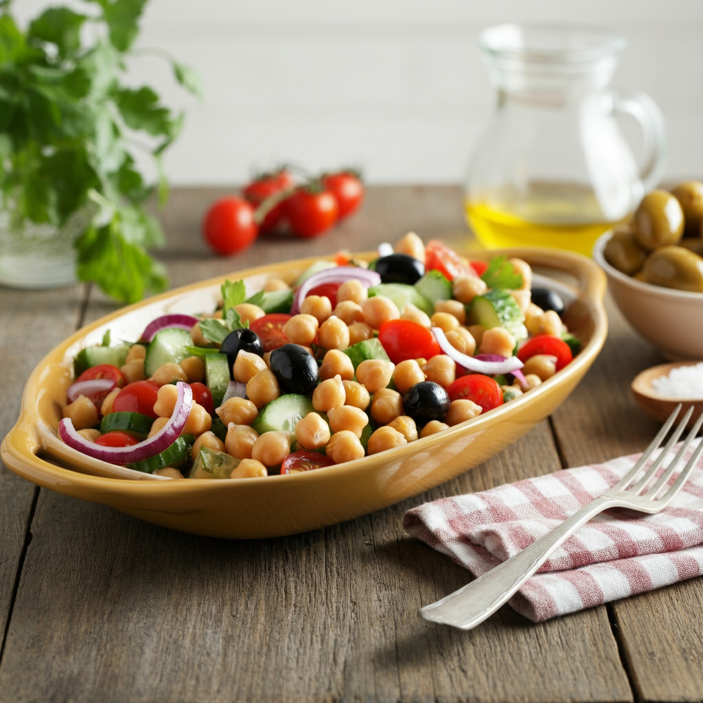Mediterranean Chickpea Salad