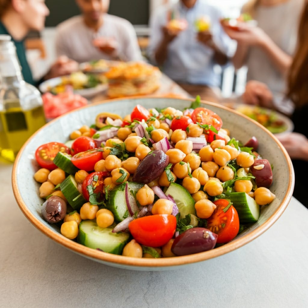 Mediterranean-Chickpea-Salad