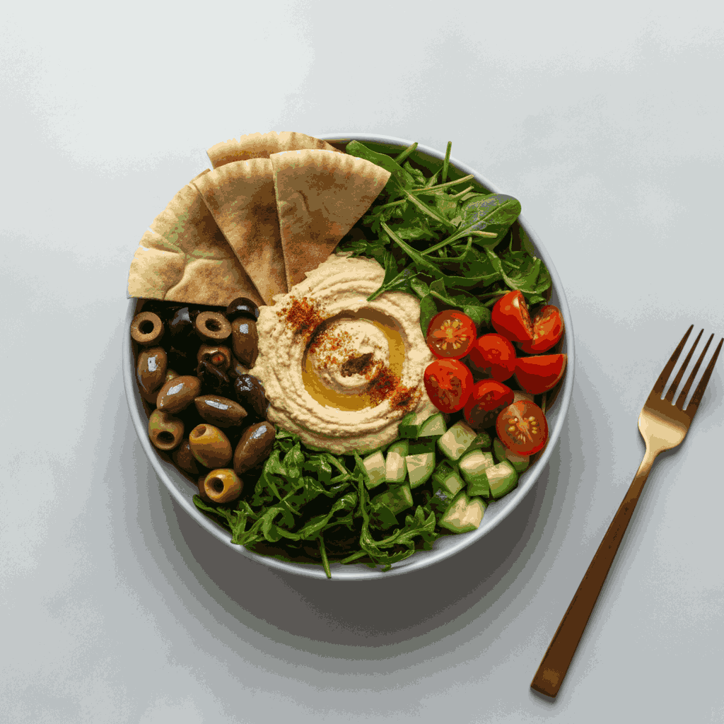 Mediterranean Hummus Bowl