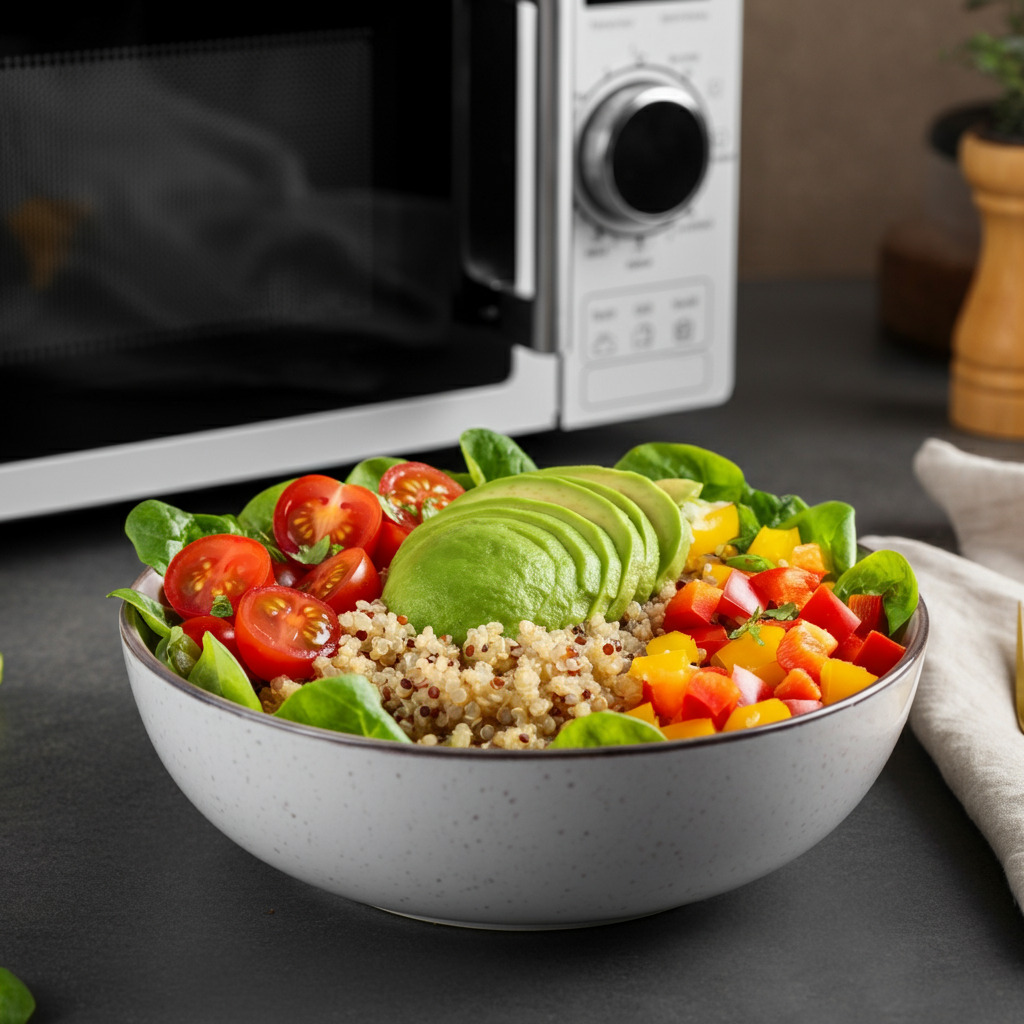 Microwave Quinoa Bowl