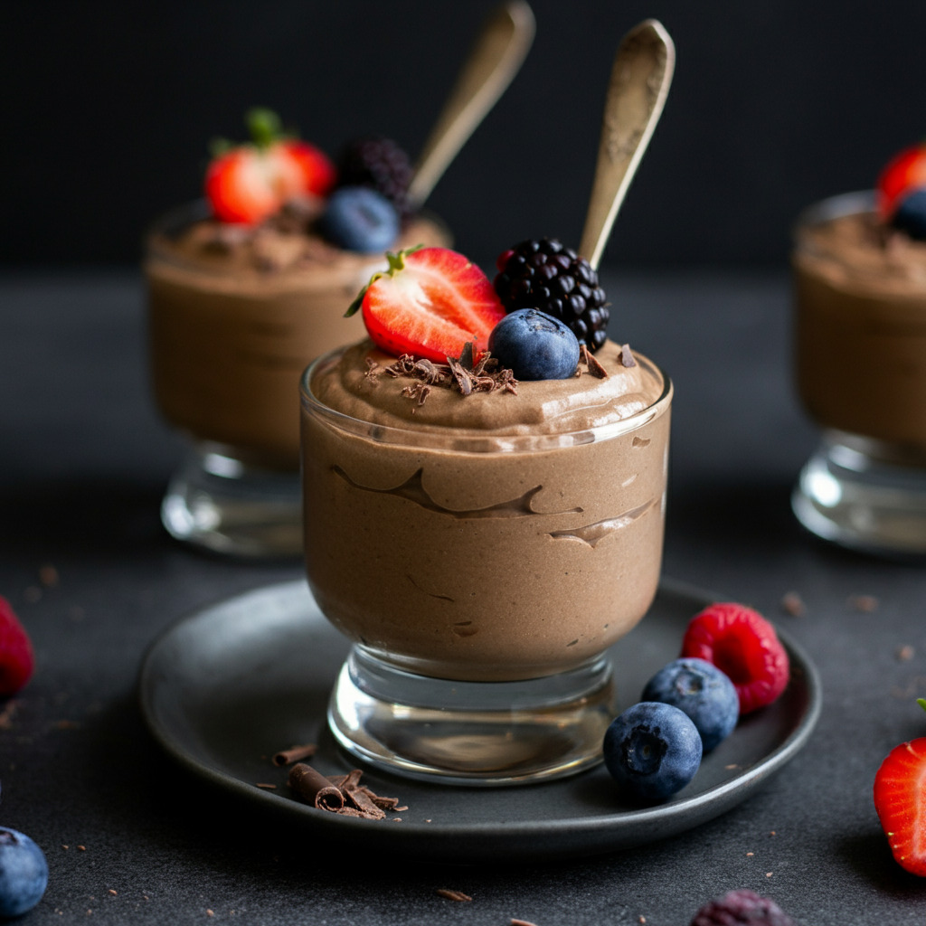 Recipe 1 Keto Chocolate Avocado Mousse