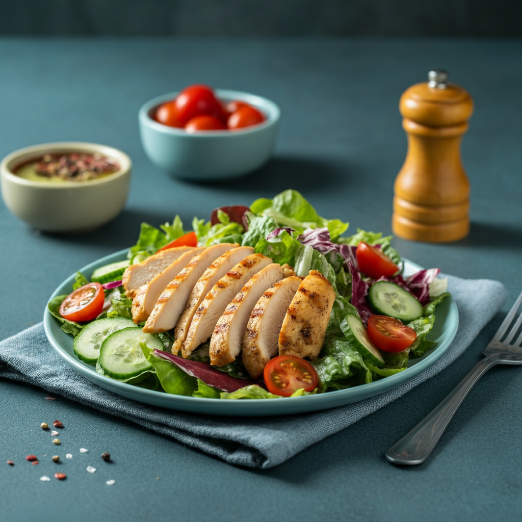 Salad with Grilled Chicken or Tofu