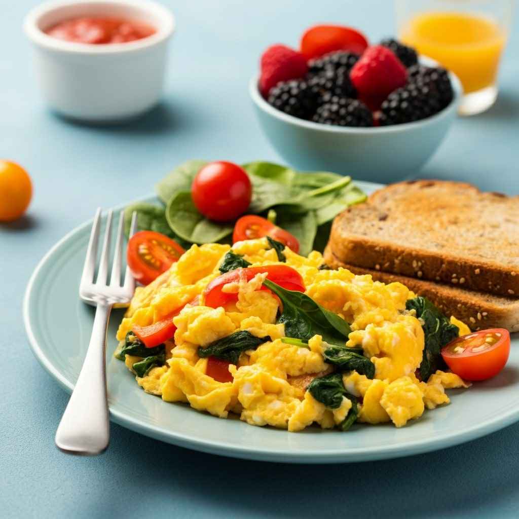 Scrambled Eggs with Veggies
