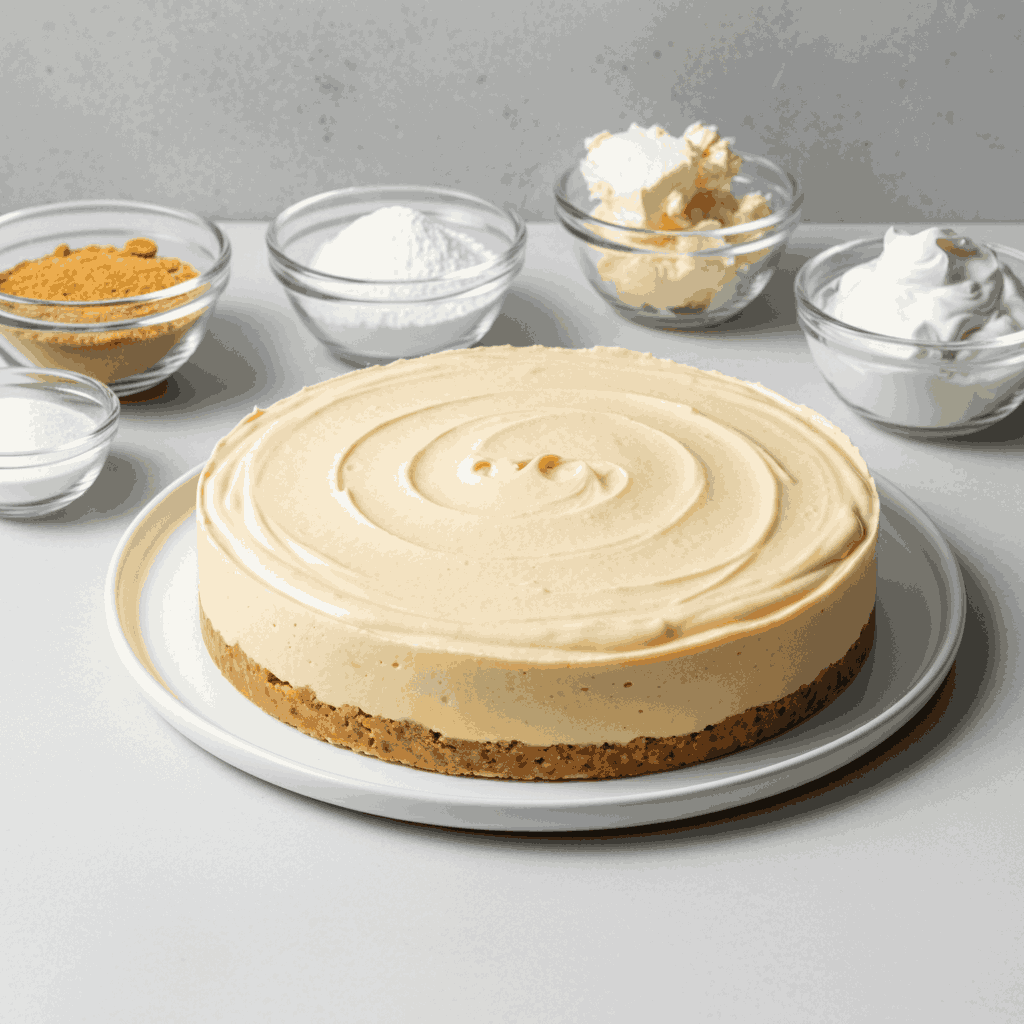 Easy No-Bake Cheesecake with 5 Ingredients