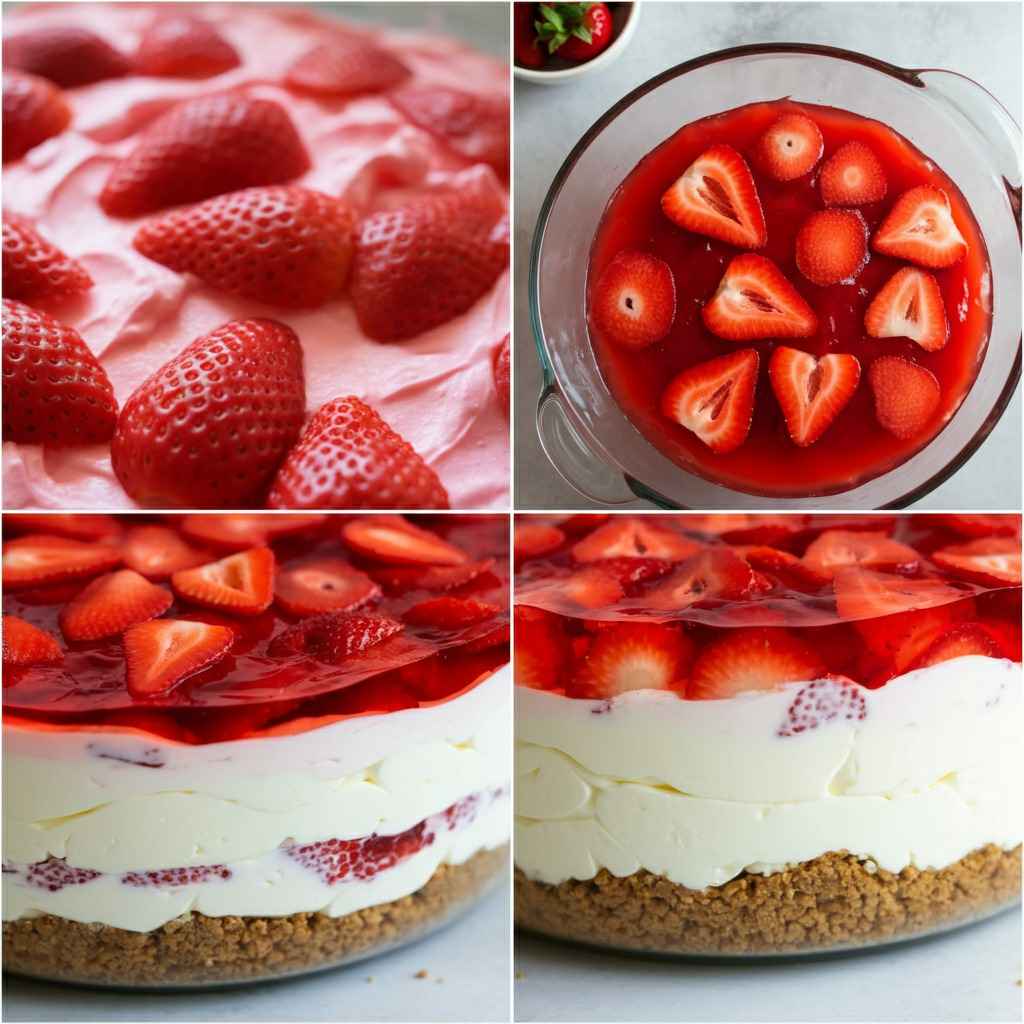 Strawberry Pretzel Salad Dessert
