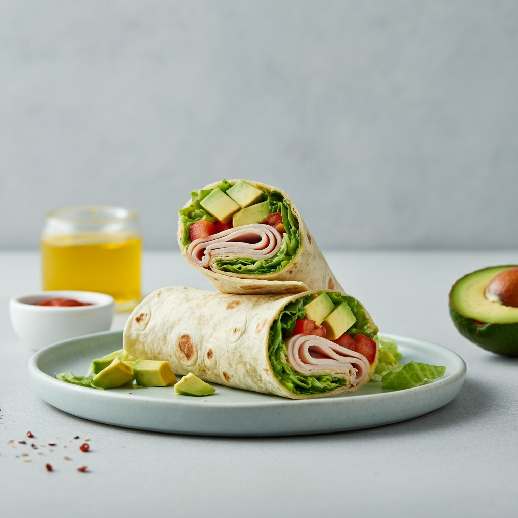 Turkey and Avocado Wrap