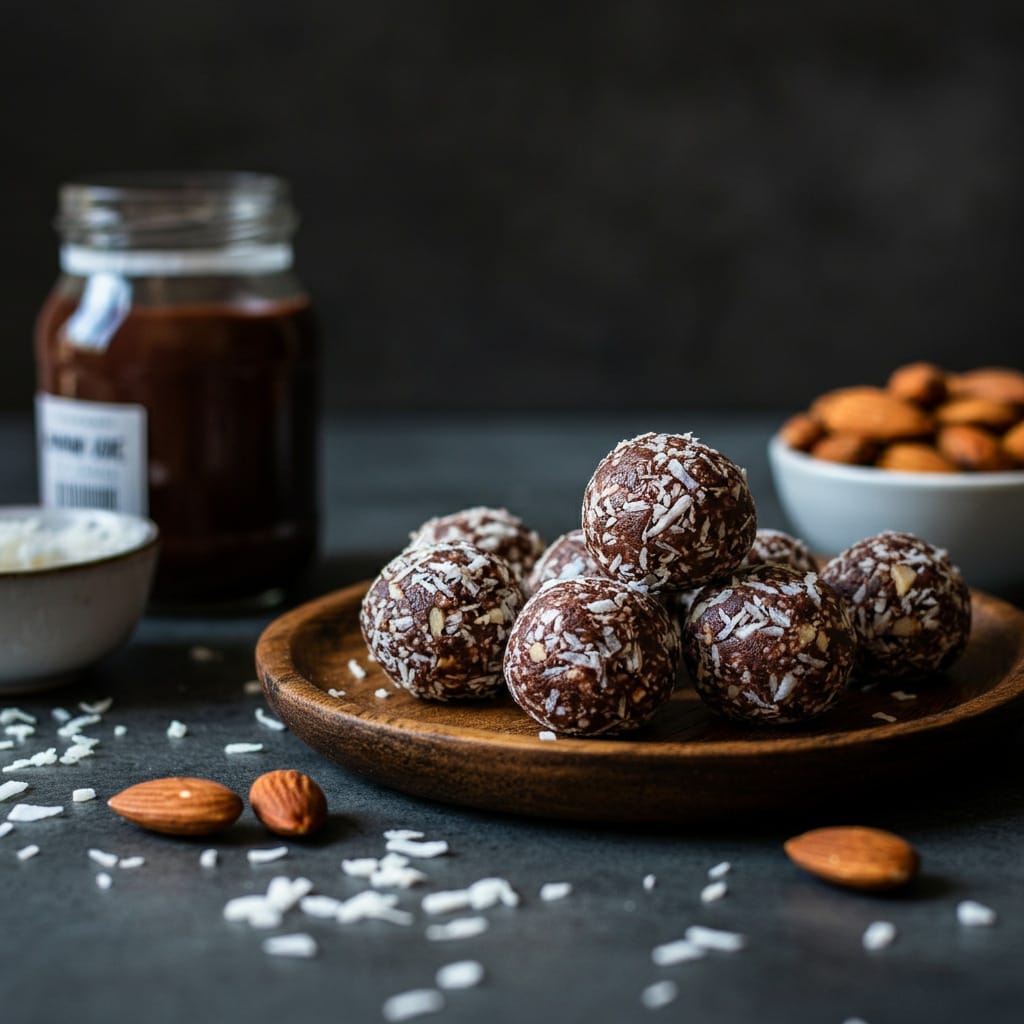 Vegan Almond Joy Bites