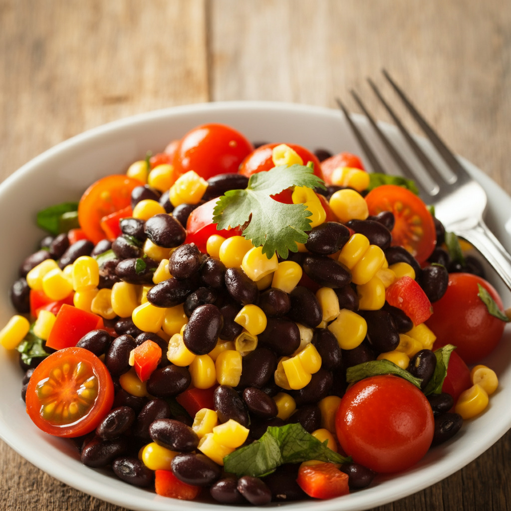 Vegetarian Black Bean and Corn Salad