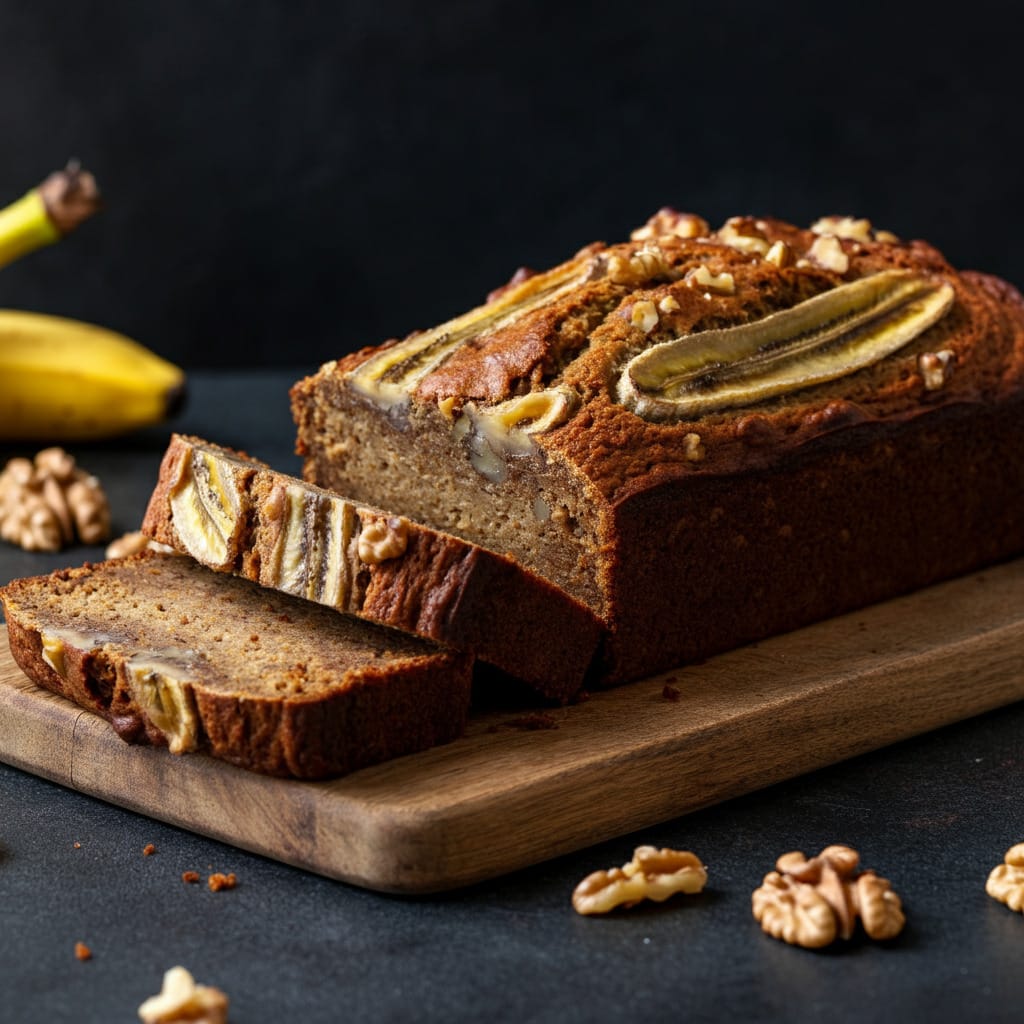 Walnut Banana Bread (Vegan)