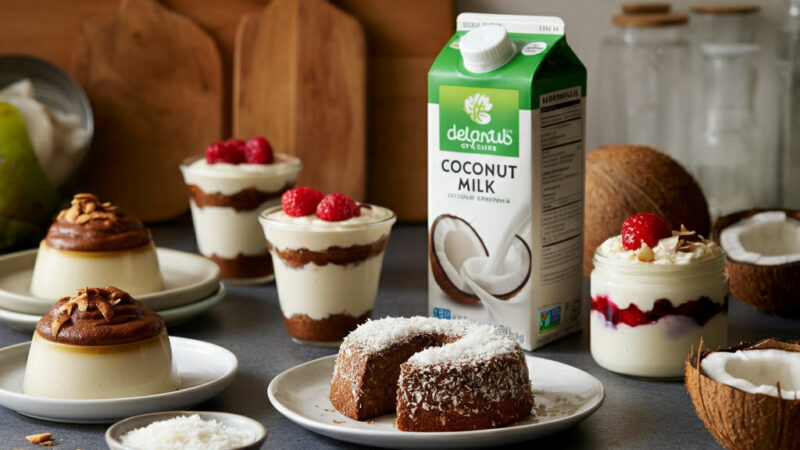 How to Make Vegan Desserts with Coconut Milk