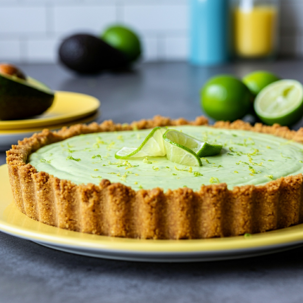 Avocado Key Lime Pie