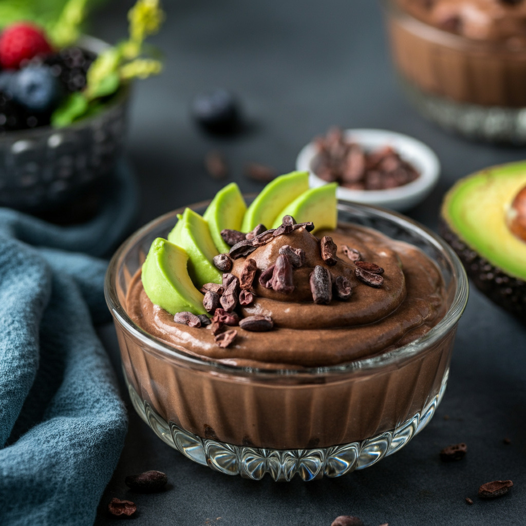 Creamy Avocado Chocolate Mousse