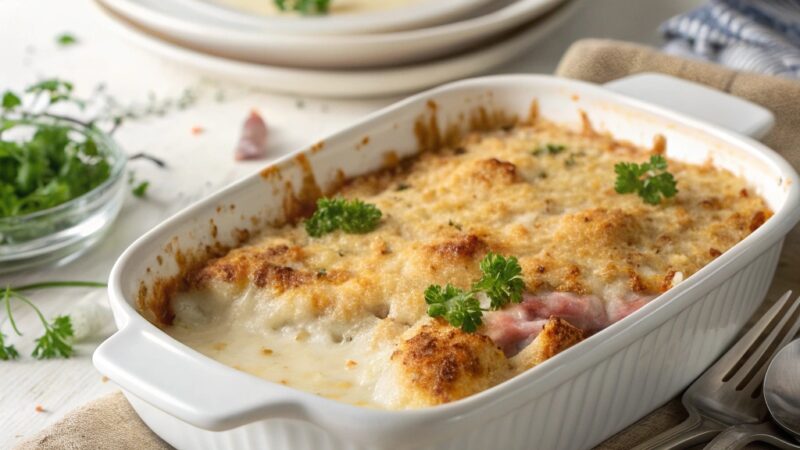 Chicken Cordon Bleu Casserole – Gourmet Comfort, Elevated