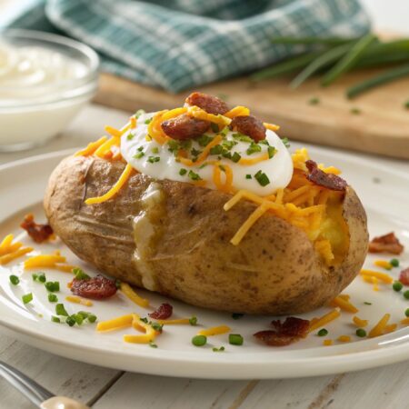 Microwave Baked Potato: Perfect Fluffy Potatoes in Just 10 Minutes!