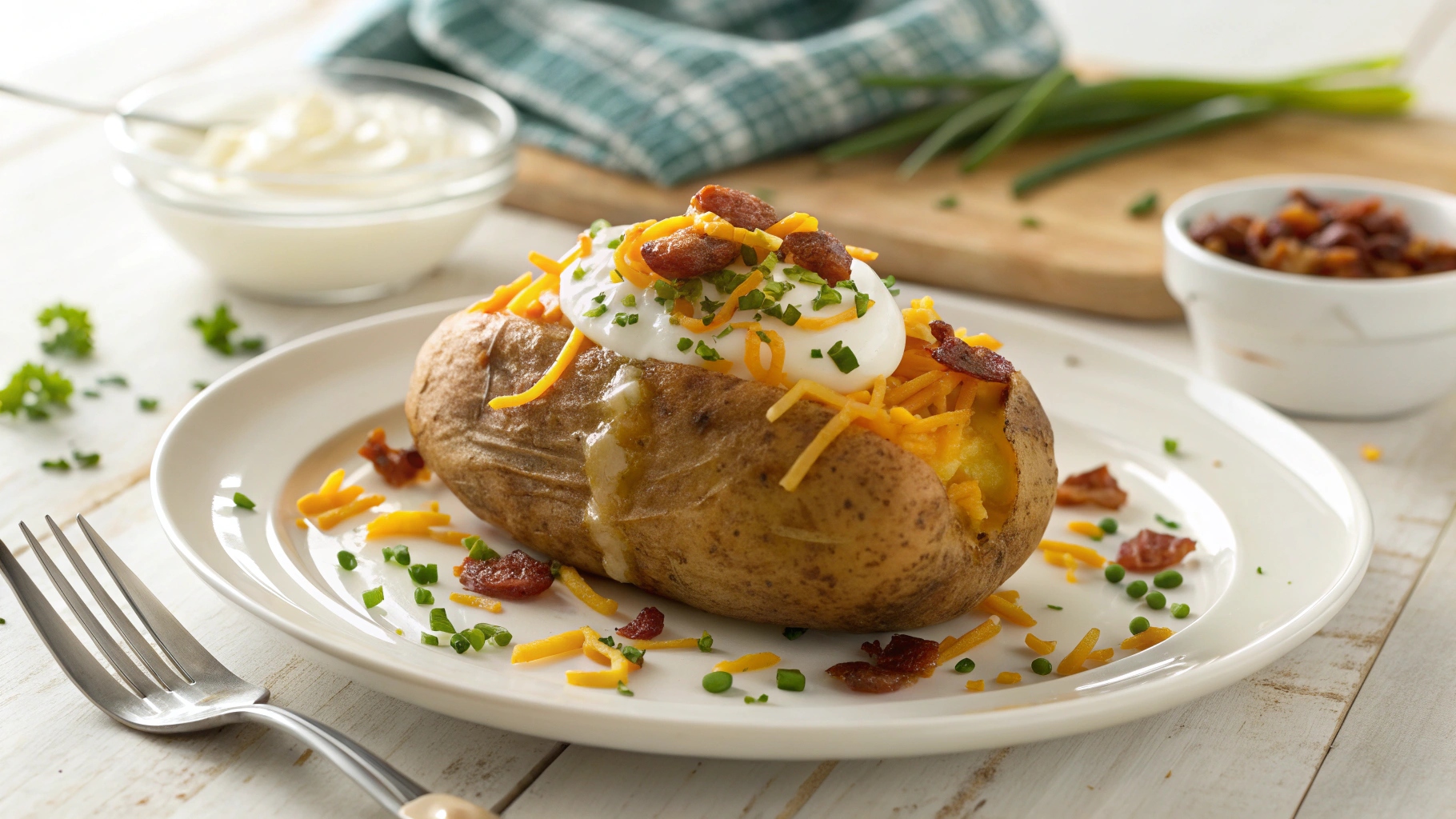 Microwave Baked Potato: Perfect Fluffy Potatoes in Just 10 Minutes!