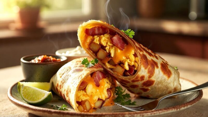 Air Fryer Breakfast Burritos: The Ultimate Crispy & Easy Recipe