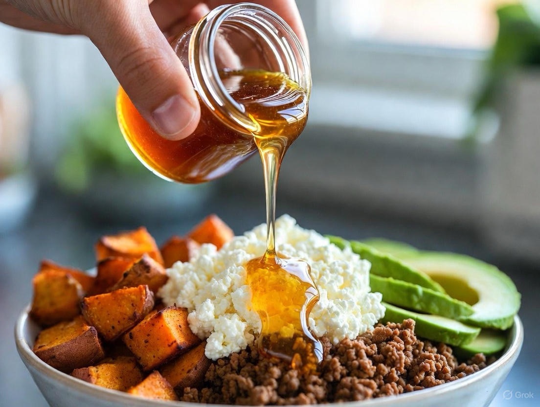 Sweet & Spicy Sweet Potato Cottage Cheese Bowl with Ground Beef: The Ultimate High-Protein Meal