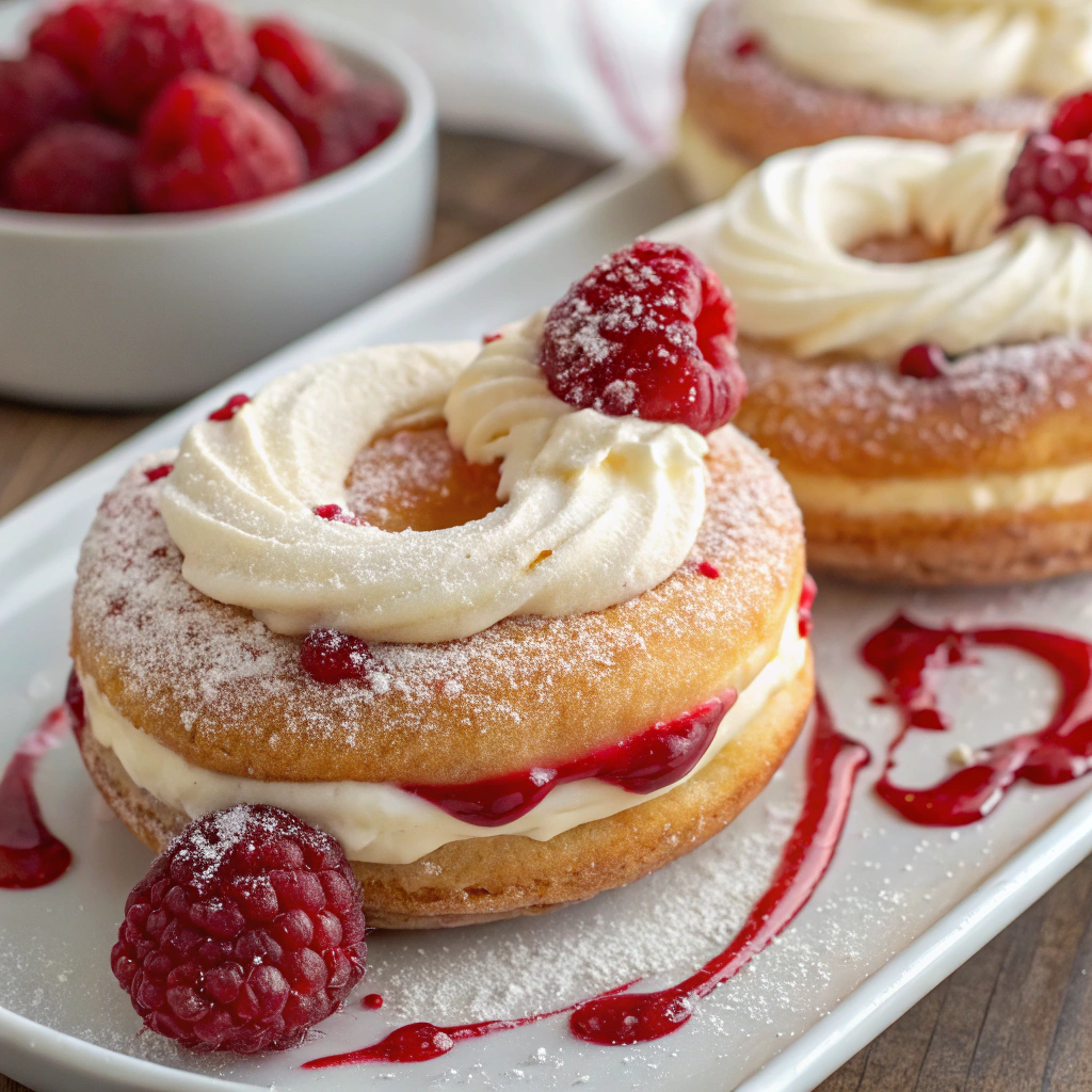 Raspberry Cheesecake Donuts: Decadent, Creamy & Irresistibly Delicious