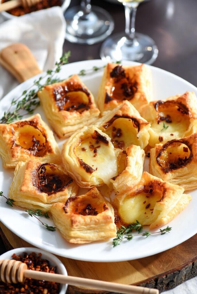brie puff pastry bites