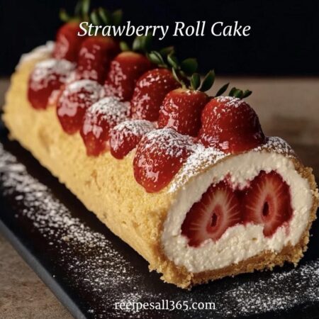 Strawberry Roll Cake: The Most Beautiful Dessert You’ll Ever Make