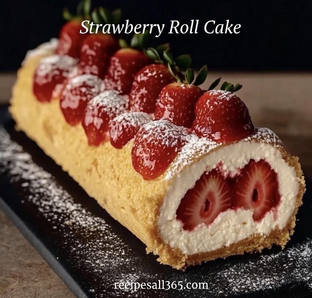 Strawberry Roll Cake: The Most Beautiful Dessert You’ll Ever Make